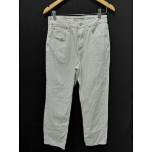 WE THE FREE Cotton Pants White Women Solid Denim Size 27